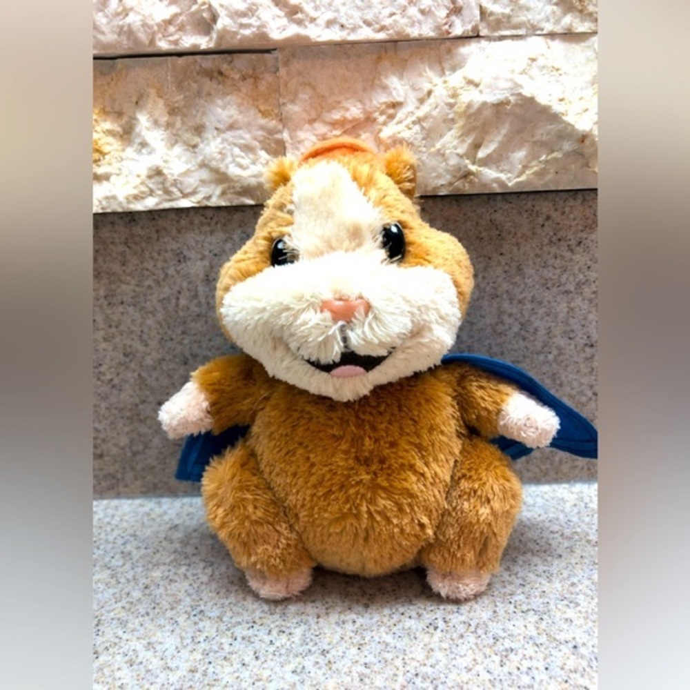TY Wonder Pets Linny the Guinea Pig Plushie Blue Cape & Orange Ball Cap 7”